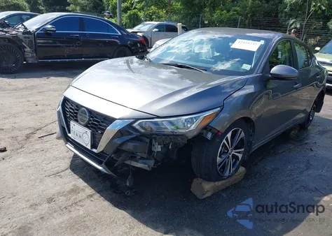 2020 Nissan Sentra Sv Xtronic Cvt z USA, uszkodzony, nr VIN 3N1AB8CV0LY216643